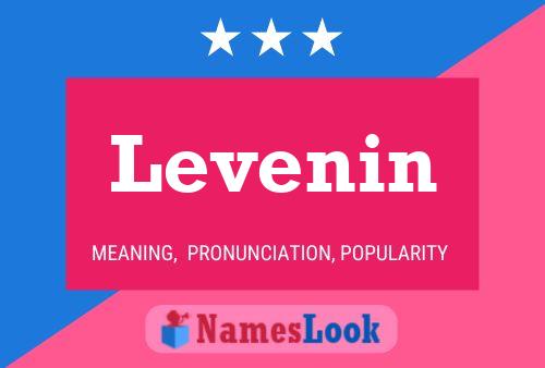 Levenin Name Poster