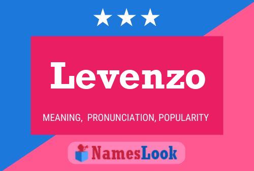 Levenzo Name Poster