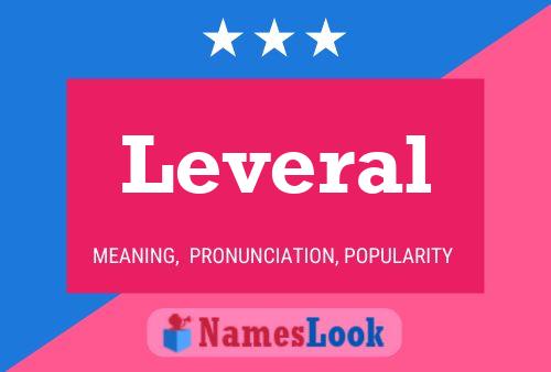 Leveral Name Poster