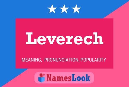 Leverech Name Poster