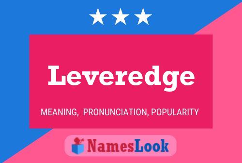 Leveredge Name Poster