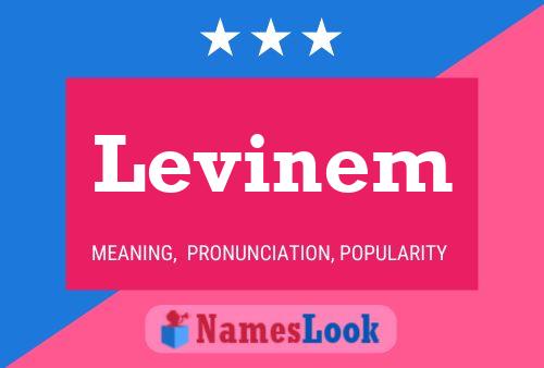 Levinem Name Poster