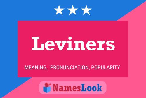 Leviners Name Poster