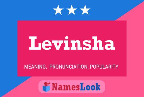 Levinsha Name Poster