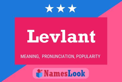 Levlant Name Poster