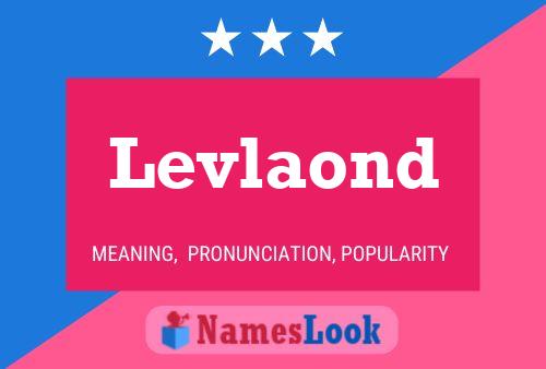 Levlaond Name Poster