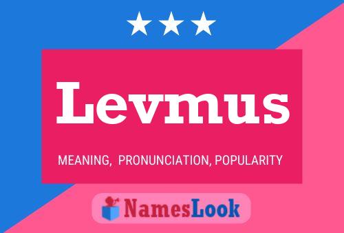 Levmus Name Poster