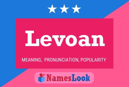 Levoan Name Poster