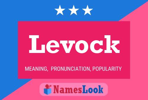 Levock Name Poster