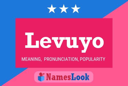 Levuyo Name Poster