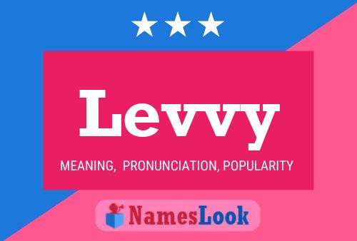 Levvy Name Poster