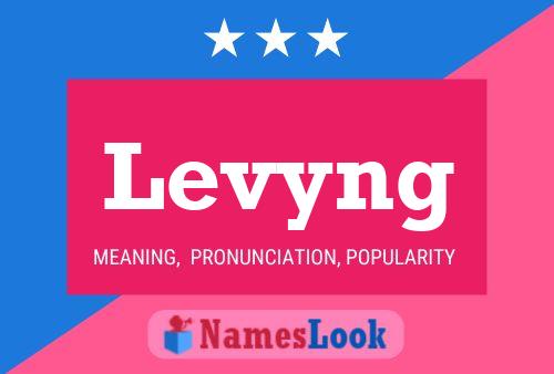 Levyng Name Poster