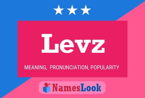 Levz Name Poster