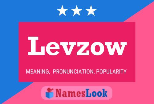 Levzow Name Poster