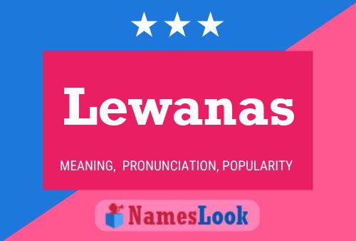 Lewanas Name Poster