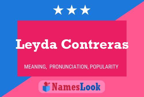 Leyda Contreras Name Poster