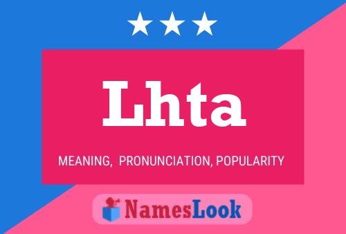 Lhta Name Poster