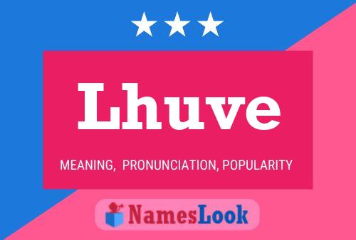 Lhuve Name Poster