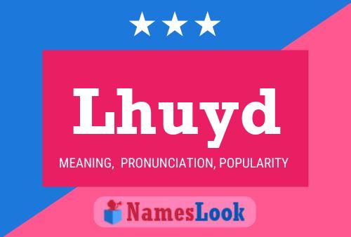 Lhuyd Name Poster