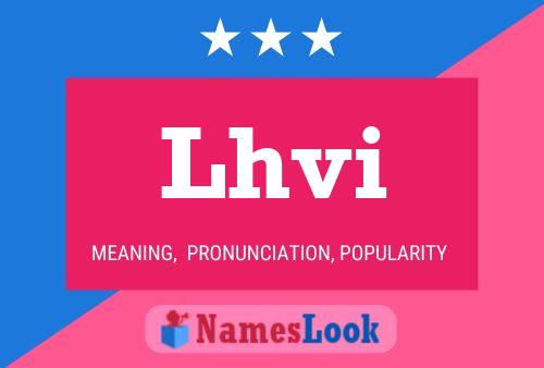 Lhvi Name Poster