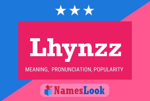 Lhynzz Name Poster