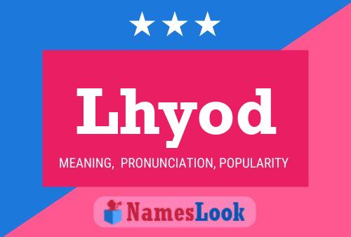 Lhyod Name Poster