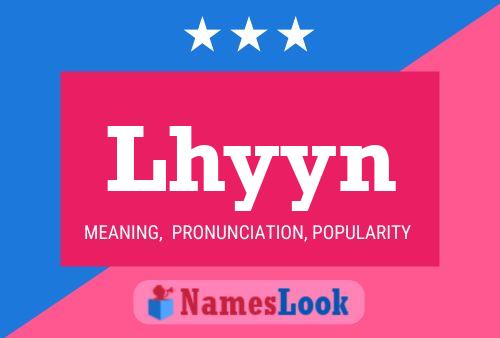 Lhyyn Name Poster