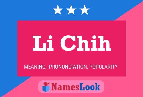 Li Chih Name Poster