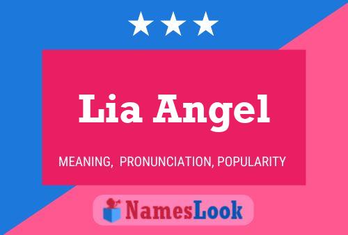 Lia Angel Name Poster