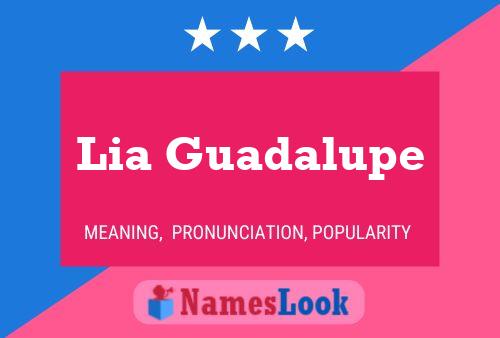 Lia Guadalupe Name Poster