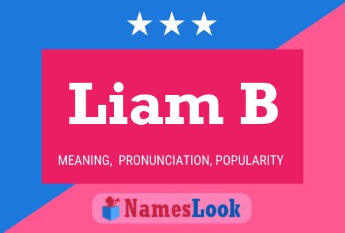 Liam B Name Poster