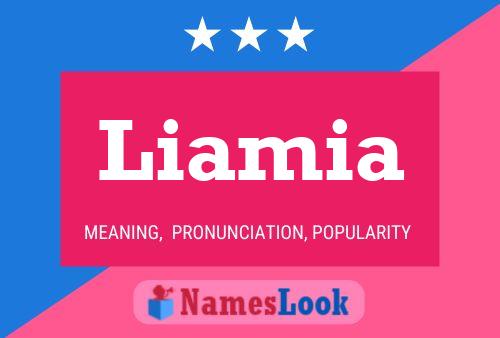 Liamia Name Poster