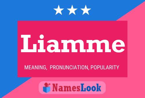 Liamme Name Poster