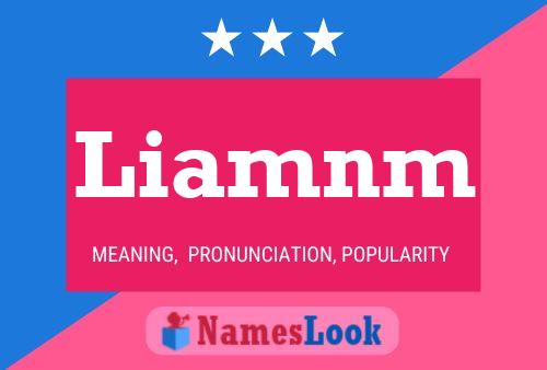 Liamnm Name Poster