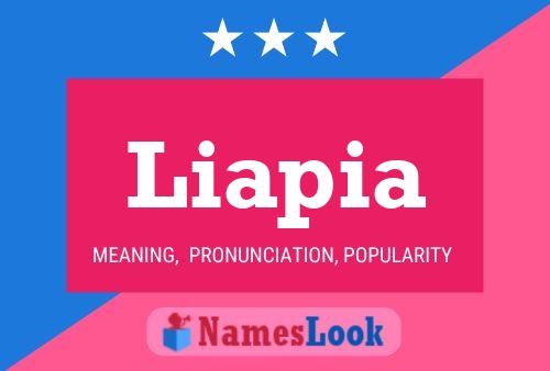 Liapia Name Poster