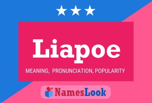 Liapoe Name Poster