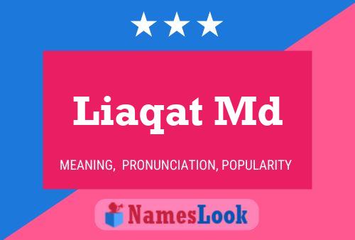 Liaqat Md Name Poster