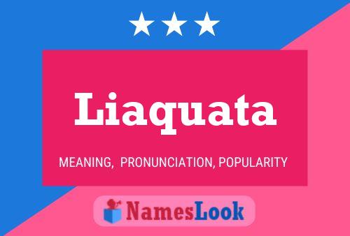 Liaquata Name Poster