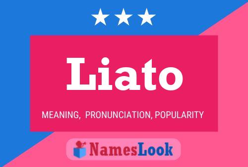 Liato Name Poster