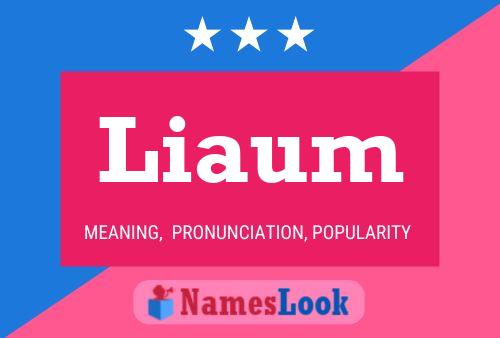 Liaum Name Poster