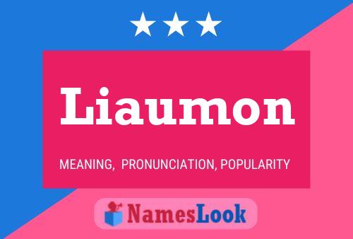 Liaumon Name Poster