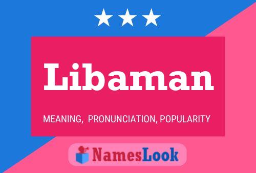 Libaman Name Poster