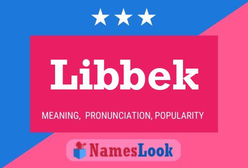 Libbek Name Poster