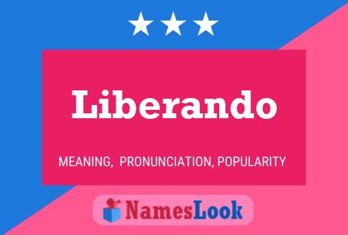 Liberando Name Poster