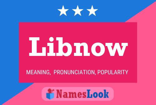 Libnow Name Poster