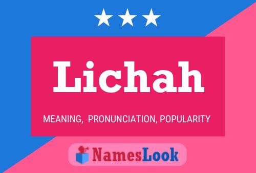 Lichah Name Poster