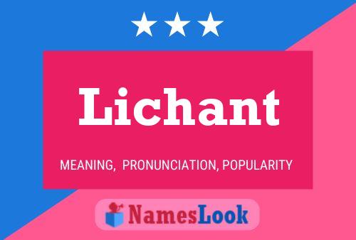 Lichant Name Poster