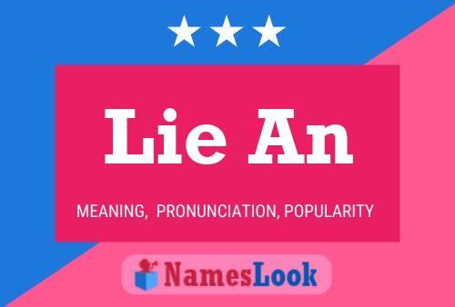 Lie An Name Poster