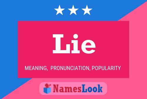 Lie Name Poster