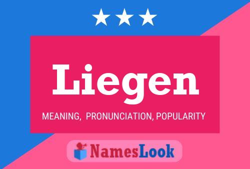 Liegen Name Poster